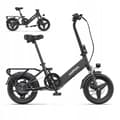 Miniatyrbild 2 av 5: HillMiles Mile1 250W 36V10.4AH 65km 25HP/H 14''Urban Elcykel FR svart