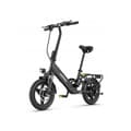 Miniatyrbild 1 av 5: HillMiles Mile1 250W 36V10.4AH 65km 25HP/H 14''Urban Elcykel FR svart