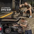 Miniatyrbillede 7 af 11: DYU D3F 14 tommer mini folde elcykel, 250W motor, 36V 10AH batteri, produktvægt 17KG.
