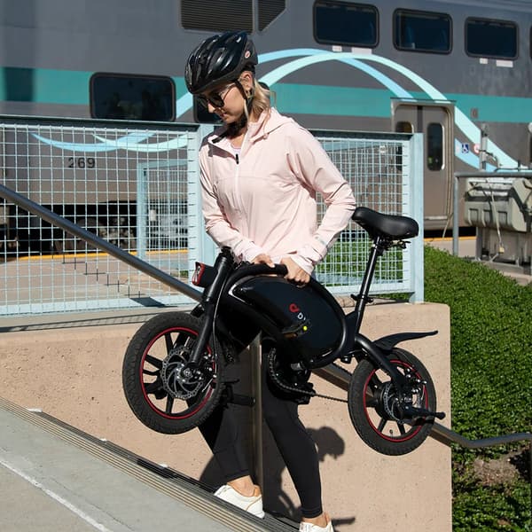 DYU D3F 14'' hopfällbar elcykel, 250 V motor, 10AH batteri, för tonåringar