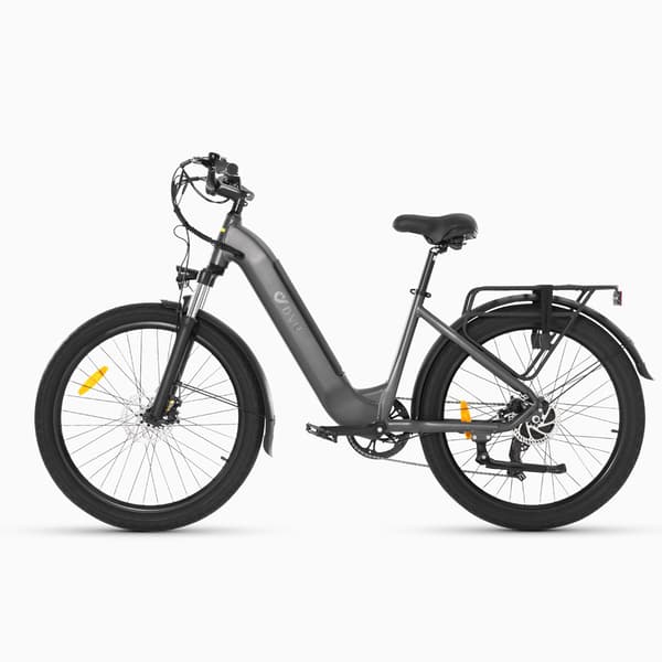DYU C1 26 tuuman kaupunkisähköpyörä, 350W moottori, 36V 10AH akku, maksimikantama 65KM. Shimanon seitsenvaihteiset, 26*2,5” maastorenkaat.