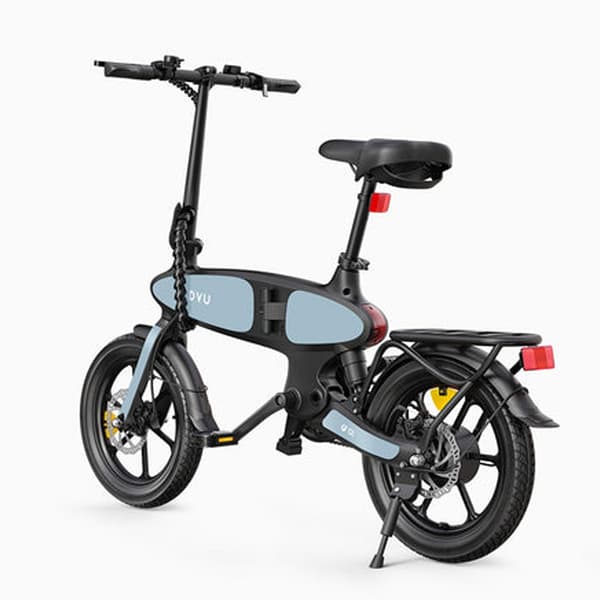 DYU C2 16-tums helt hopfällbar elcykel, ram i magnesiumlegering, 16*2,5-tums däck, 250W motor, 48V 7,5AH batteri.