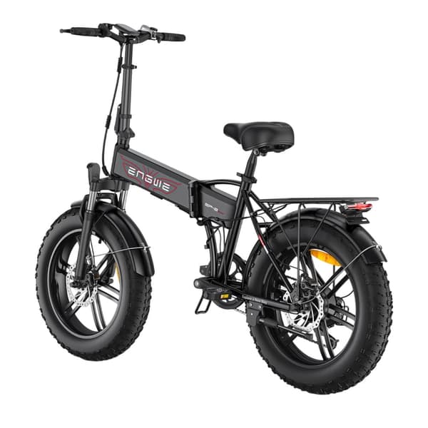 Engwe EP-2 Boost aikuisten kokoontaittuva sähköpyörä, 250W moottori, 48V 13AH akku, 20''*4'' fat rengaspyörä.