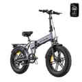 Miniatyrbild 1 av 11: ENGWE EP-2 Boost vikbar elcykel för vuxen, 750W motor, 48V 13AH batteri, 20''*4'' fat däckcykel,grå.