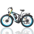 Miniatyrbild 8 av 9: KETELES K800PRO Vuxen 2000W Elcykel, 23AH Samsung Batteri, Shimano 7 Speed, 26*4.0 Däck, Fullfjädrad Elektrisk Mountainbike.