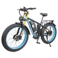Miniatyrbild 9 av 9: KETELES K800PRO Vuxen 2000W Elcykel, 23AH Samsung Batteri, Shimano 7 Speed, 26*4.0 Däck, Fullfjädrad Elektrisk Mountainbike.