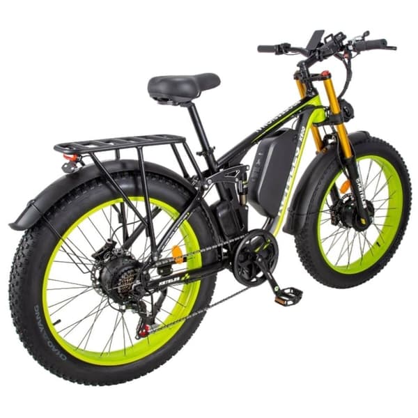 KETELES K800PRO Vuxen 2000W Elcykel, 23AH Samsung Batteri, Shimano 7 Speed, 26*4.0 Däck, Fullfjädrad Elektrisk Mountainbike.