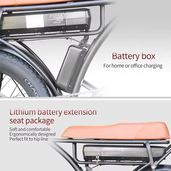 KETELES KF8 1000W/2000W Vuxen City Elcykel, Samsung 23AH Batteri, 20*4,0 Fat Tire, Shimano 7 Speed, Hydraulic Oil Skivbroms.