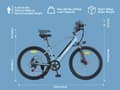 Miniatyrbild 11 av 11: HillMiles MileTrail 1 Elcykel: Momentsensor,120km PAS-räckvidd, hydrauliska bromsar och 26" MTB-däck för alla terränger