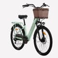 Miniatyrbild 1 av 11: CYSUM X-City Electric Bike 250W Motor 48V 10.4Ah Batteri 26 Tums Däck City Cykel med Skivbroms Bra för pendling