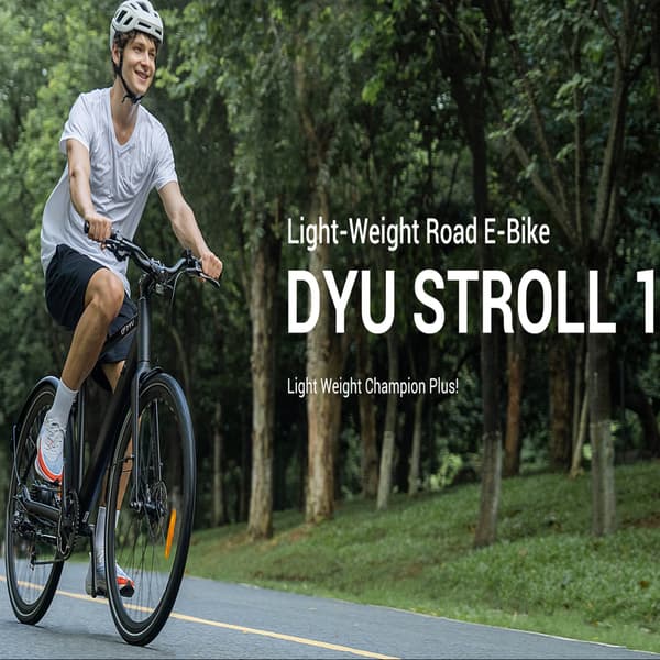 DYU Stroll 1 City Elcykel, 250W, 9AH, 25 km/h, 700*38C däck, Shimano 7-växlad, ingen gaspedal