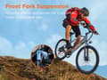 Miniatyrbild 8 av 11: HillMiles MileTrail 1 elcykel: Momentsensor, 120 km räckvidd, hydrauliska bromsar, 26" MTB-däck för alla terränger,IPX4