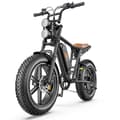Miniatyrbild 2 av 11: Hillmiles Milezoom1 750W Elcykel: 52V 15,6Ah, 45 km/h hastighet, 20"×4,0 Fat Tires, hydrauliska bromsar, Shimano 7-växlad - All-Terrain Beast