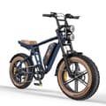 Miniatyrbild 1 av 11: Hillmiles Milezoom1 750W Elcykel: 52V 15,6Ah, 45 km/h hastighet, 20"×4,0 Fat Tires, hydrauliska bromsar, Shimano 7-växlad - All-Terrain