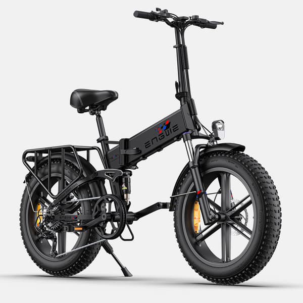 ENGWE Engine X vikbar elcykel för vuxna, 250W motor, 48V13Ah batteri, 20 x 4,0 breda däck, SHIMANO 7 växlar.