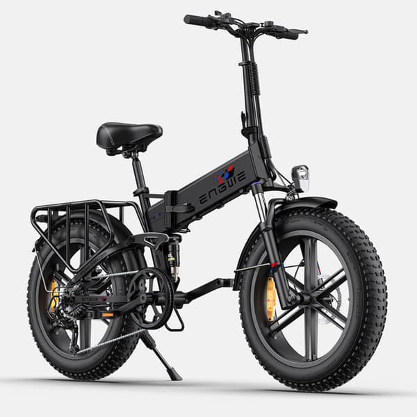 ENGWE Engine X vikbar elcykel för vuxna, 250W motor, 48V13Ah batteri, 20 x 4,0 breda däck, SHIMANO 7 växlar.