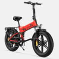 Miniatyrbild 1 av 6: ENGWE Engine X vikbar elcykel för vuxna, 250W motor, 48V13Ah batteri, 20 x 4,0 breda däck, SHIMANO 7 växlar.