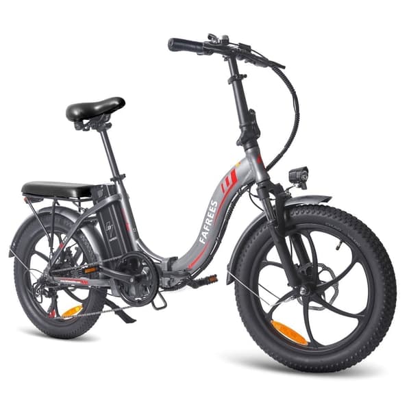 Fafrees F20 Elcykel för vuxna, 250W motor, 16Ah litiumbatteri, 20" * 3,0" däck.