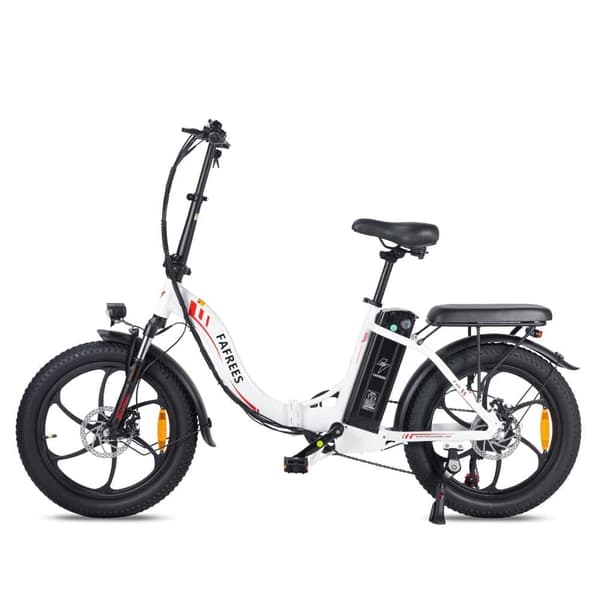 Fafrees F20 Elcykel för vuxna, 250W motor, 16Ah litiumbatteri, 20" * 3,0" däck.