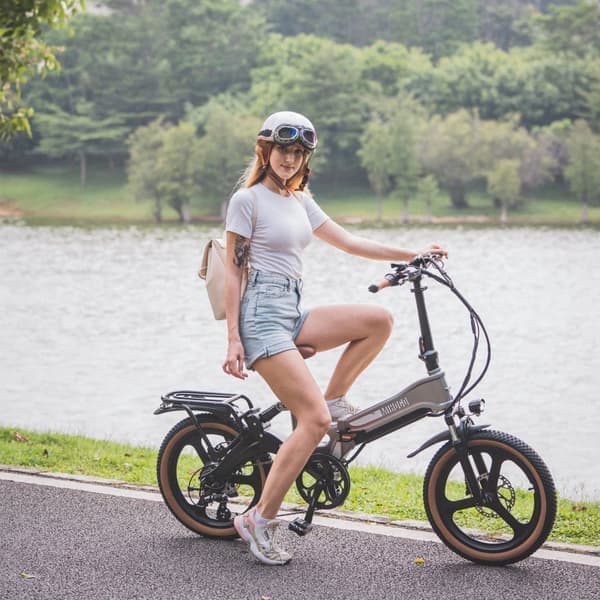 MIHOGO RX Elcykel: 37 km/h, 64 km räckvidd, 500 W motor, lätt elcykel med magnesiumram för stadspendling