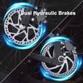 Miniatyrbild 9 av 11: Ridstar H20PRO 20" hopfällbar elcykel: Dubbla 1000W-motorer, 48V 23Ah-batteri, hydrauliska bromsar och lätt pendlingsdesign