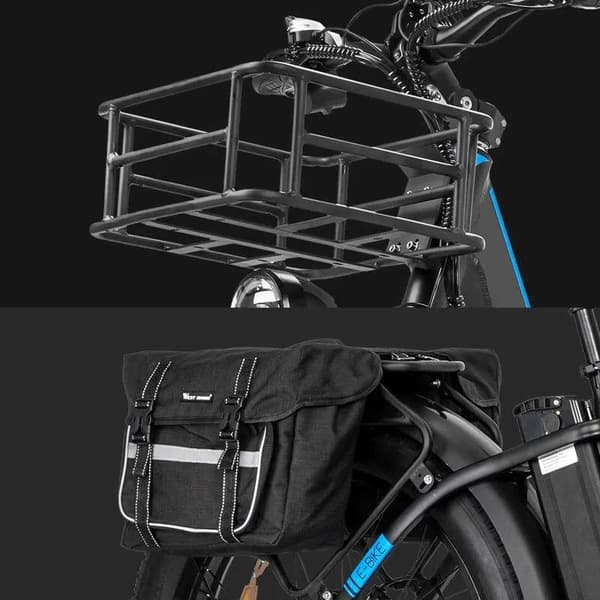 Ridstar MN-26 26" Hopfällbar Elcykel: 1500W Motor, 48V 20Ah Batteri, Dubbel Fjädring & LCD-färgdisplay