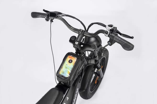 Ridstar Q20mini 20" kompakti sähköpyörä: 1000W moottori, 48V 15Ah akku, Shimano 7-nopeuksinen ja erittäin kannettava muotoilu