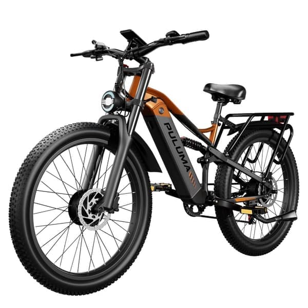 PULUMA PE86pro sähköpyörä, 2×500W kaksoisveto, 48V20Ah Samsung-akku, 50km/h, Shimano 7-vaihteinen, DNM-jousitusjärjestelmä, hydraulinen jarru,