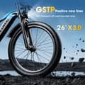 Miniatyrbild 10 av 11: PULUMA PE86 elcykel, 500W, 48V20Ah Samsung-batteri, 70 km räckvidd, Shimano 7-växlad växellåda, DNM-fjädring, hydrauliska bromsar