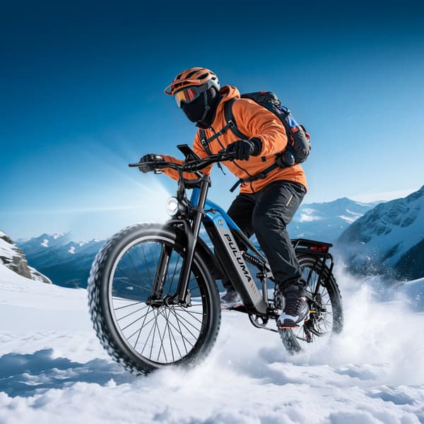 PULUMA PE86 elcykel, 500W, 48V20Ah Samsung-batteri, 70 km räckvidd, Shimano 7-växlad växellåda, DNM-fjädring, hydrauliska bromsar