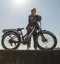 Miniatyrbild 2 av 6: FAT BIKE Joobike Robin Step-thru elcykel, 26" hjul, 250W 48V 14ah svart