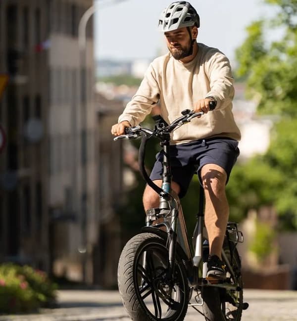 FAT BIKE elcykel Jobobike Romer fällbart hjul 20" 250W 48V 14Ah blå