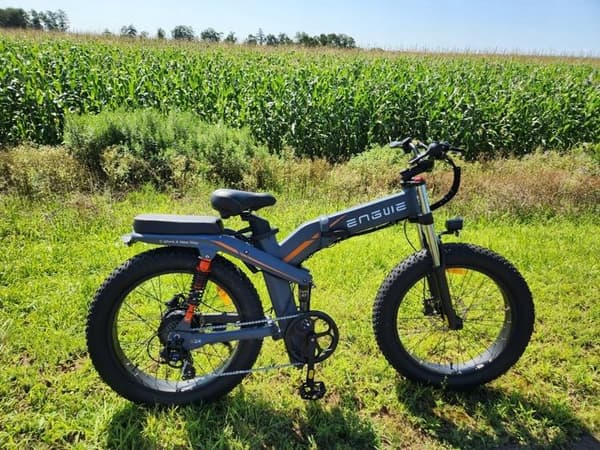 ENGWE X24 1200W 50KM/H 29.2A 150HP 24 Inch Black MTB Elcykel (Version med dubbla batterier)