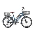 Miniatyrbild 3 av 6: Joobike Commuter elcykel 18" aluminium, 26" hjul 250W 36V 18.2AH 90KM blå