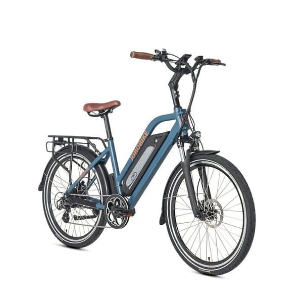 Joobike Commuter elcykel 18" aluminium, 26" hjul 250W 36V 18.2AH 90KM blå