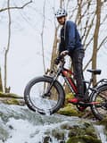 Miniatyrbild 3 av 6: JOBOBIKE ROBIN 48V FATBIKE 26" 14Ah 250W grå ELCYKEL