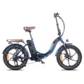 Miniatyrbild 3 av 11: Fafrees F20 Pro City hopfällbar elcykel, 250W motor, 18Ah batteri, 20" * 3.0" däck, SHIMANO 7 Speed.
