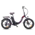 Miniatyrbild 3 av 11: Fafrees F20 Pro City hopfällbar elcykel, 250W motor, 18Ah batteri, 20" * 3.0" däck, SHIMANO 7 Speed.