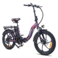 Miniatyrbild 4 av 11: Fafrees F20 Pro City hopfällbar elcykel, 250W motor, 18Ah batteri, 20" * 3.0" däck, SHIMANO 7 Speed.