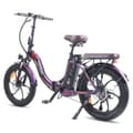 Miniatyrbild 5 av 11: Fafrees F20 Pro City hopfällbar elcykel, 250W motor, 18Ah batteri, 20" * 3.0" däck, SHIMANO 7 Speed.