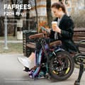 Pikkukuva 11 / 11: FAFREES F20+ Pro 20'' sähköpyörä, 250W moottori, 36V 22.5Ah akku, 85-100km kantama, Shimano 7 nopeus, 20''*3.0 rengas