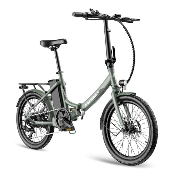 Fafrees F20 Light Adult City Elcykel, 250W borstlös motor, 16,75Ah litiumbatteri, 20" * 1,95" däck, Shimano 7-växlad.