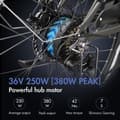 Miniatyrbild 5 av 10: Fafrees F26 Pro Adult City Elcykel, 250W borstlös motor, 14,5Ah litiumbatteri, 26*1,75 däck, SHIMANO 7 Speed.