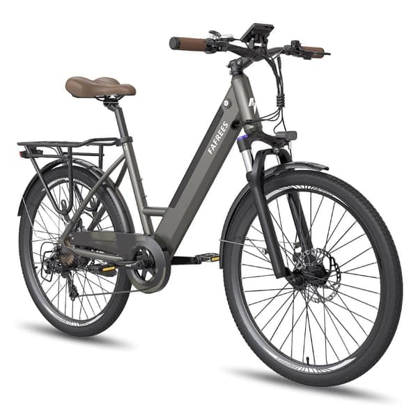 Fafrees F26 Pro Adult City Elcykel, 250W borstlös motor, 14,5Ah litiumbatteri, 26*1,75 däck, SHIMANO 7 Speed.