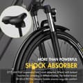 Miniatyrbild 9 av 11: Fafrees F28 Pro Adult City Elcykel, 250W borstlös motor, 14,5Ah litiumbatteri, 27,5*1,75 däck, SHIMANO 7 Speed.