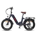 Miniatyrbild 3 av 11: Fafrees F20 Master City Elcykel, 22,5 Ah Samsung batteri, 500W motor, dubbla stötdämpare, kolfiberram, 20"*4,0" däck, SHIMANO 7 Speed.