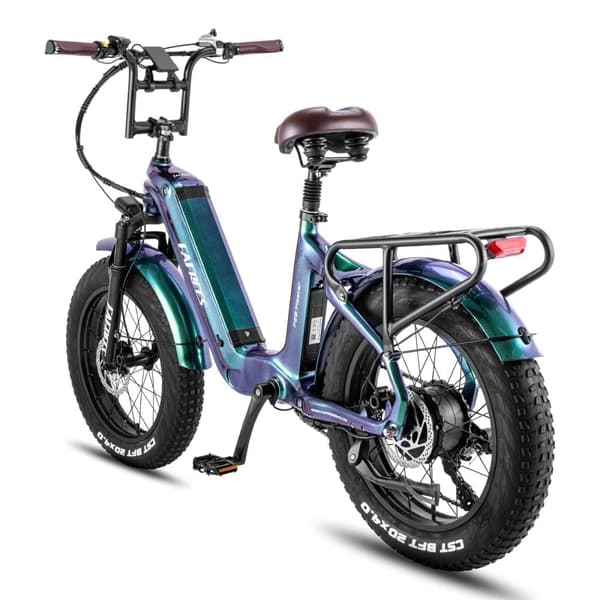 Fafrees F20 Master City Elcykel, 22,5 Ah Samsung batteri, 500W motor, dubbla stötdämpare, kolfiberram, 20"*4,0" däck, SHIMANO 7 Speed.