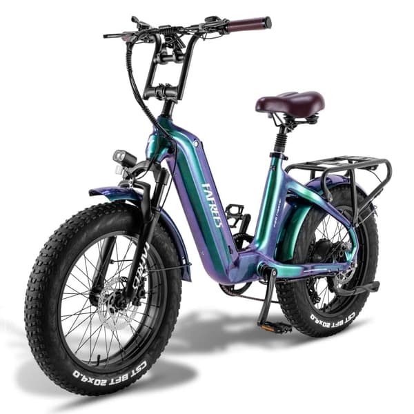 Fafrees F20 Master City Elcykel, 22,5 Ah Samsung batteri, 500W motor, dubbla stötdämpare, kolfiberram, 20"*4,0" däck, SHIMANO 7 Speed.