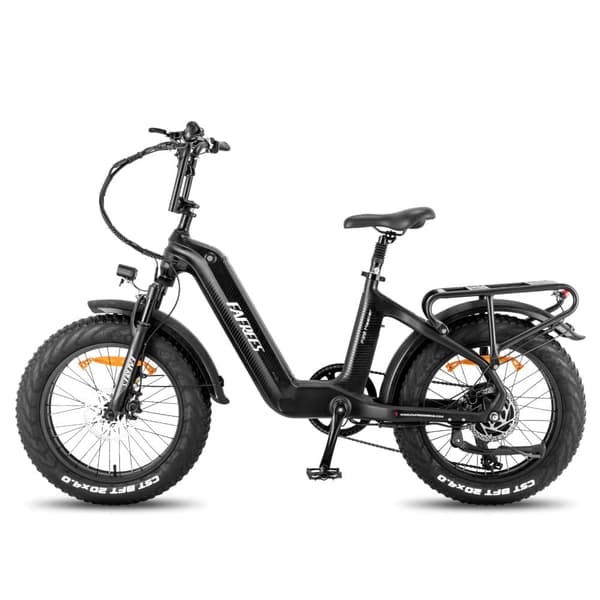 Fafrees F20 Master City Elcykel, 22,5 Ah Samsung batteri, 500W motor, dubbla stötdämpare, kolfiberram, 20"*4,0" däck, SHIMANO 7 Speed.