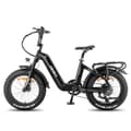 Miniatyrbild 4 av 10: Fafrees F20 Master City Elcykel, 22,5 Ah Samsung batteri, 500W motor, dubbla stötdämpare, kolfiberram, 20"*4,0" däck, SHIMANO 7 Speed.